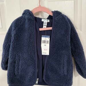 Ralph Lauren Kids Navy Sherpa Jacket